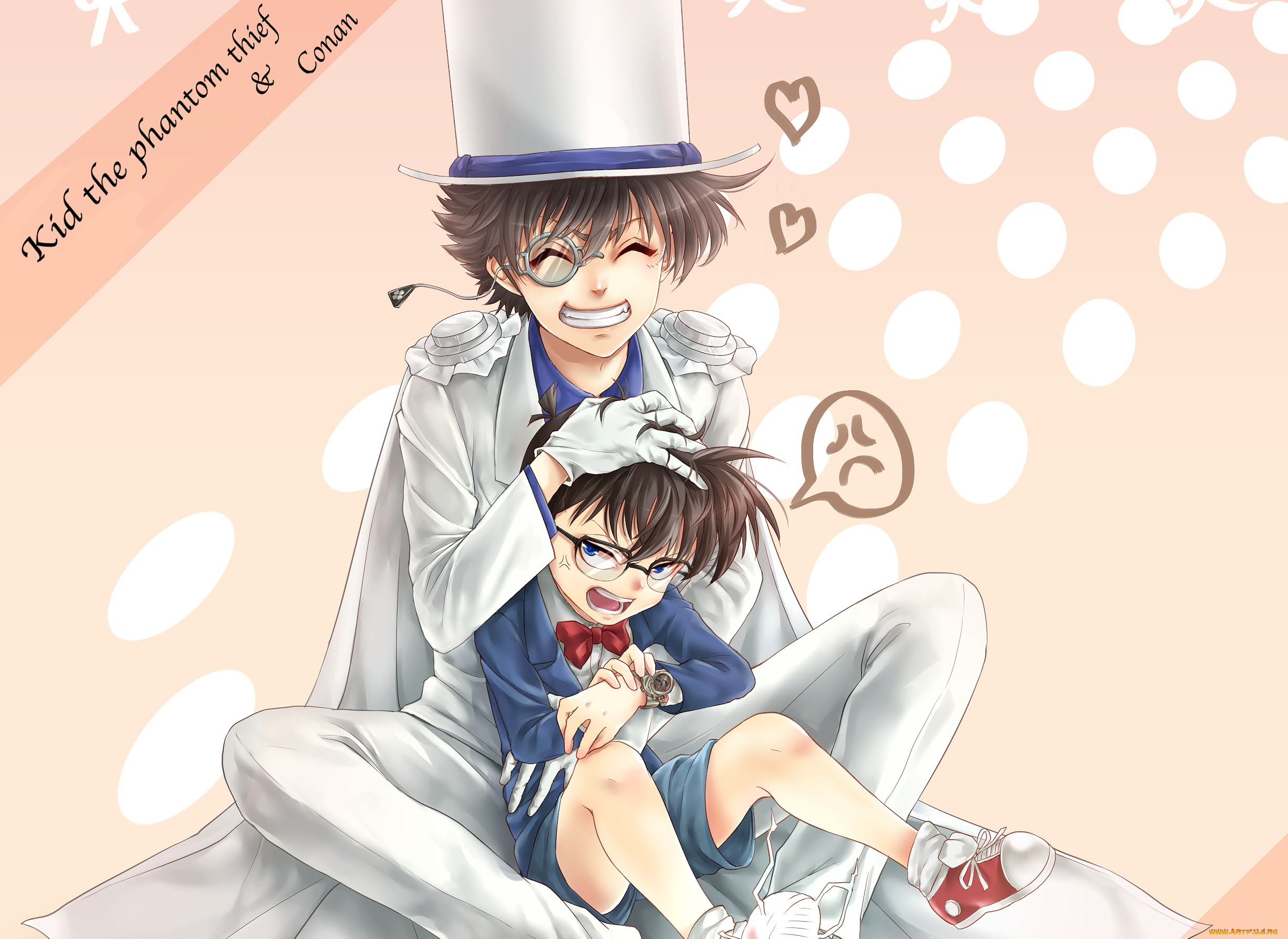 , detective conan,  magic kaito, 